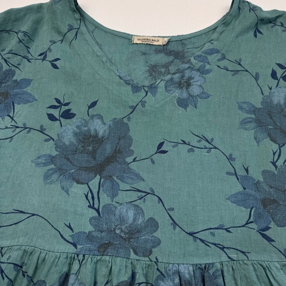 Valentina Naldi Italian Linen Top size Medium - Picture 2 of 16